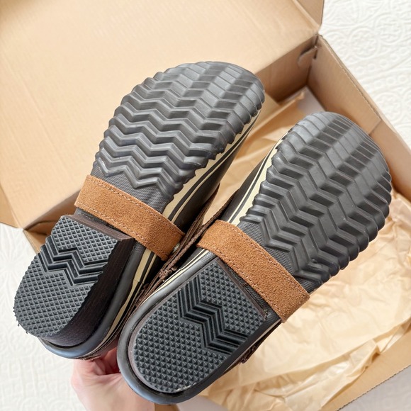 RARE Sorel Slimpack Tall Leather Riding Boots Winter Duck Boots, Nutmeg (Sz 9) - Picture 8 of 15